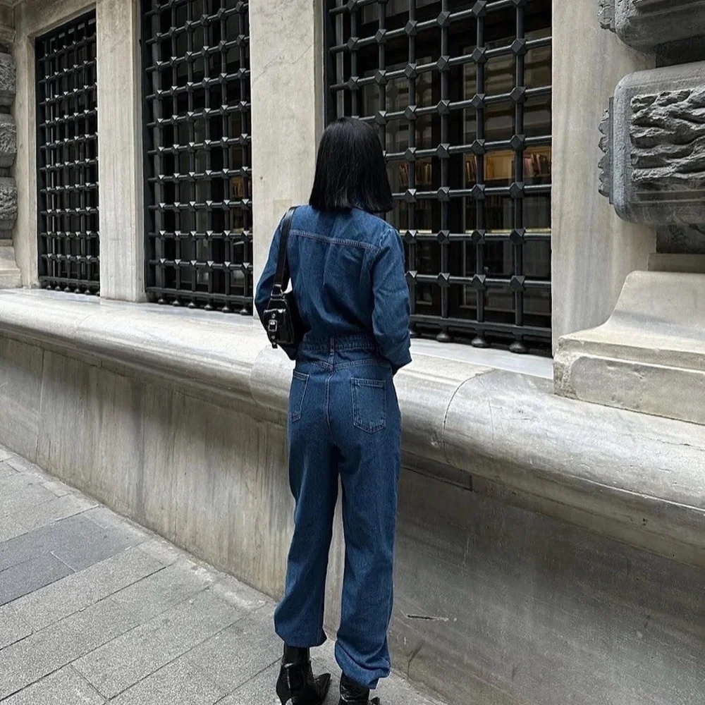Denim Jumpsuit for women - Picture 7 of 9